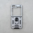 Husă blindată pentru Samsung Galaxy Z Flip5 5G, Nox Case Ring, de argint