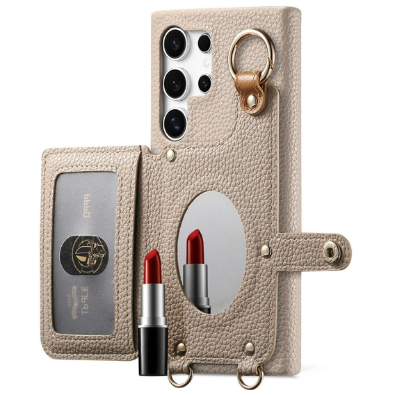 Huse pentru Samsung Galaxy S25 Ultra, GKK Leather, negru