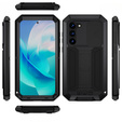 Husă blindată pentru Samsung Galaxy S23, R-JUST CamShield Slide, negru