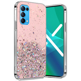 Huse pentru OPPO Reno 5 5G, Glittery, roz