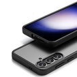 Carcasă pentru Samsung Galaxy S24, Fusion Hybrid, cu protecție pentru camera foto, transparent / negru