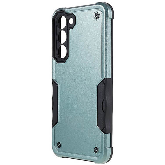 Husă blindată pentru Samsung Galaxy S23, Dual-Layer, verde