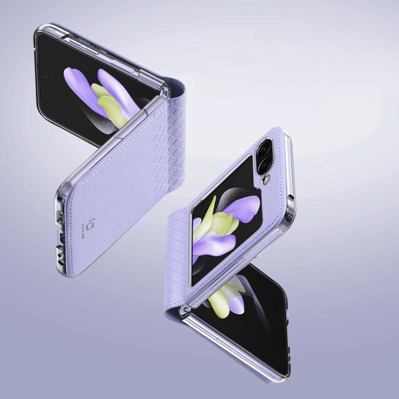 Husă Dux Ducis pentru Samsung Galaxy Z Flip5 5G, Bril, violet