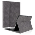 Huse pentru Microsoft Surface Pro 9, Wallet Pen Slot, gri