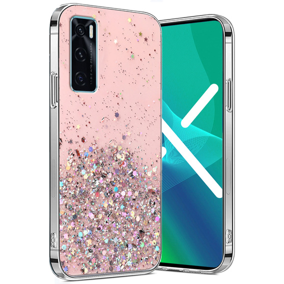 Huse pentru Vivo S7E/ Y73S/ Y70/ V20 SE, Glittery, roz