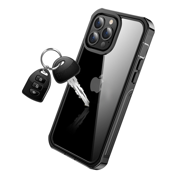 Carcasă pentru iPhone 13 Pro Max, Shockproof, cu folie, albastru