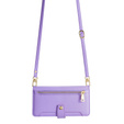 Cu clapetă pentru Motorola Moto G84 5G, Wallet Zipper Pocket, violet