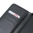Cu clapetă pentru Oppo A58 4G, Crazy Horse Wallet, negru