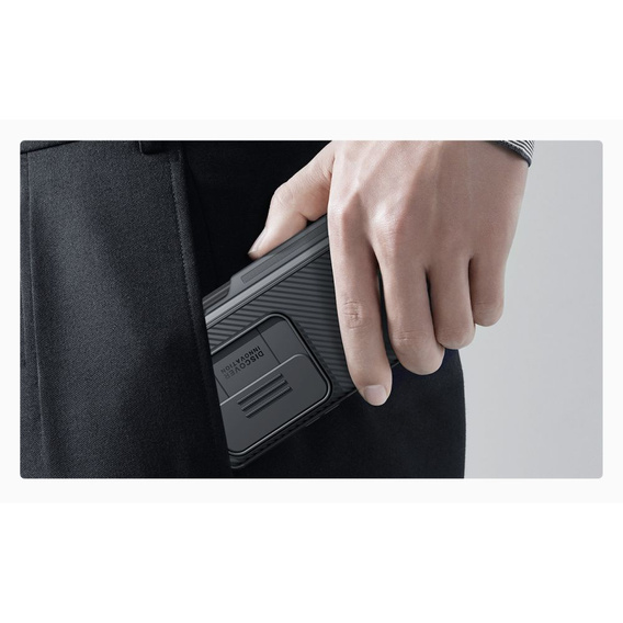 Carcasă blindată Nillkin pentru Samsung Galaxy Z Fold4 5G, CamShield Pro, negru