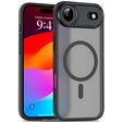 Husă mată pentru iPhone Air, pentru MagSafe, cu protecție pentru cameră, negru