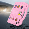 Husă pentru copii pentru Lenovo Tab TB311FU, Cute Patterns, cu suport, roz