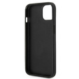 Karl Lagerfeld Huse pentru iPhone 14, Saffiano Karl's Head Patch, de argint