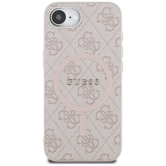 Husă Guess HC MagSafe PU 4G Ring Classic Logo pentru iPhone 16e