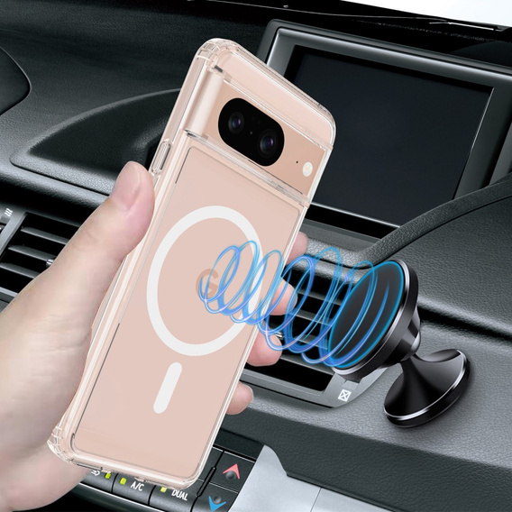 Husă pentru Google Pixel 8, Fusion Hybrid Case, pentru MagSafe, transparentă