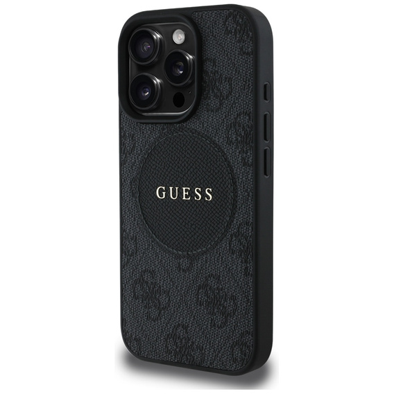 Husă Guess 4G Circle cu logo clasic, pentru MagSafe pentru iPhone 16 Pro