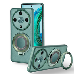 Husa pentru Honor Magic 6 Lite 5G, Glittery Magnetic, pentru MagSafe, verde