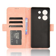 Cu clapetă pentru Infinix Zero 30 5G, Card Slot, roz