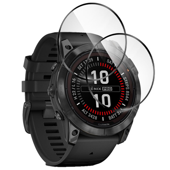 2x ERBORD Hybrid Glass pentru Garmin Fenix 8 51mm