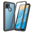 Carcasă pentru Oppo A15 / A15S, Shockproof, cu folie, albastru