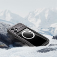 Carcasă impermeabilă IP68 pentru iPhone 16 Plus, SHELLBOX MagSafe, negru