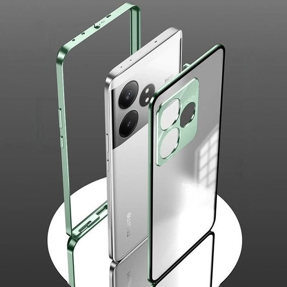 Carcasă pentru Realme GT 6 / 6T, Frame Case, verde