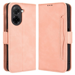 Cu clapetă pentru Xiaomi Redmi A5, Card Slot, roz