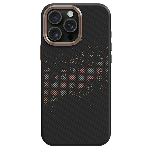 Husă pentru iPhone 16 Pro Max, Milky Way, de aur