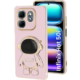 Huse pentru Infinix Hot 50i 4G, Astronaut, roz
