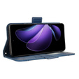 Cu clapetă pentru Oppo Reno 13F / Oppo Reno 13FS, Card Slot, albastru închis