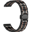 Bransoleta Ceramic z teleskopem 20mm, Black/Rose Gold