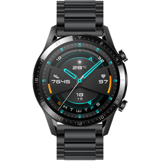 Curea pentru HUAWEI WATCH 2 3 4 5 GT GT2 GT3 GT4 GT5 PRO GT2e 2e 46MM 48MM negru