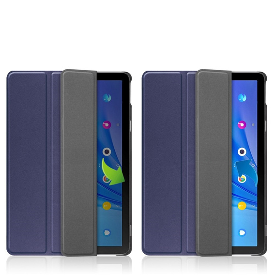 Husă pentru TCL Tab 10s 9081X / TCL Tab 10s 9080G 2021, Smartcase, albastru închis