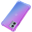 Husa pentru Motorola Moto G73 5G, Gradient Dropproof, Violet / albastru