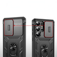 Husă pentru Samsung Galaxy S25 Ultra, KickStand Camera Lens, negru