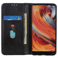 Husa cu clapetă pentru Xiaomi Poco F6 Pro, Split Leather, negru