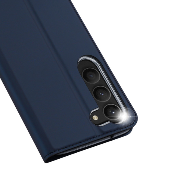 Dux Ducis Huse pentru Samsung Galaxy S23, Skinpro, albastru închis