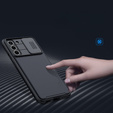 Carcasă blindată Nillkin pentru Samsung Galaxy S21 FE, CamShield Pro, negru