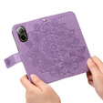 Cu clapetă pentru Realme C67, Mandala, violet