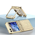Husă pentru Samsung Galaxy Z Flip7 FE / Z Flip6, Mechanical Legend, de aur