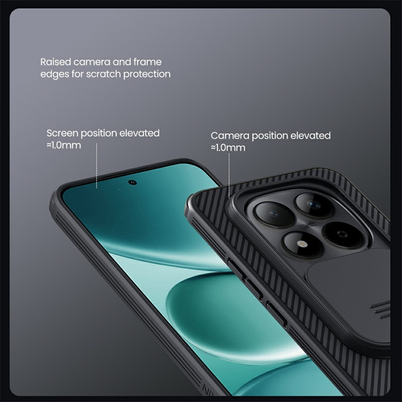 Husă NILLKIN Camshield Pro cu capac pentru cameră pentru Xiaomi Redmi Note 15 Pro Plus 5G