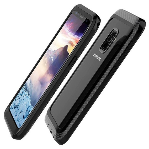 Carcasă pentru Samsung Galaxy S9, Shockproof, cu folie, albastru