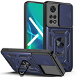 Husă blindată pentru Xiaomi Redmi Note 11 Pro 4G, CamShield Slide, albastru