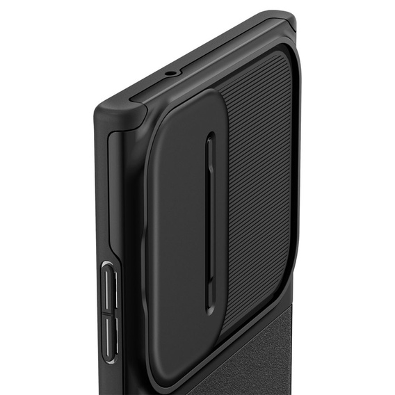 Spigen Optik Armor husă neagră pentru Samsung Galaxy S23 Ultra