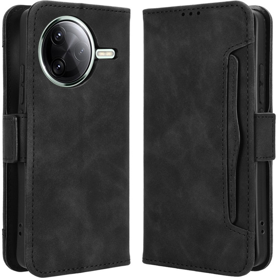 Cu clapetă pentru Xiaomi Poco F7 Pro, Card Slot, negru