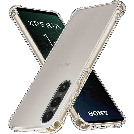 Huse pentru Sony Xperia 1 V, Dropproof, transparentă