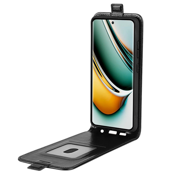 Cu clapetă pentru Realme 11 Pro 5G / Pro+ 5G, Flip, negru