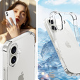 Carcasă pentru iPhone 16, Erbord Dropproof, transparentă + Sticlă