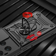 Husă blindată pentru Motorola Moto G86 5G, CamShield Slide, negru
