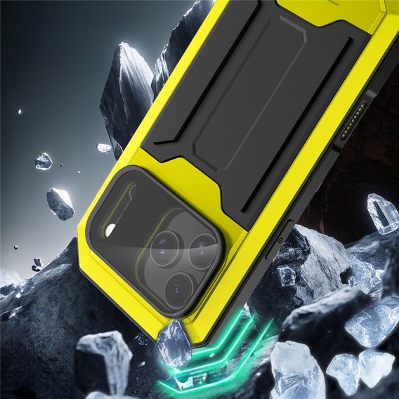 Carcasă blindată R-JUST cu protecție pentru ecran și suport pentru iPhone 17 Pro Max