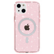 Huse pentru iPhone 14, Dropproof MagSafe Glitter, roz
